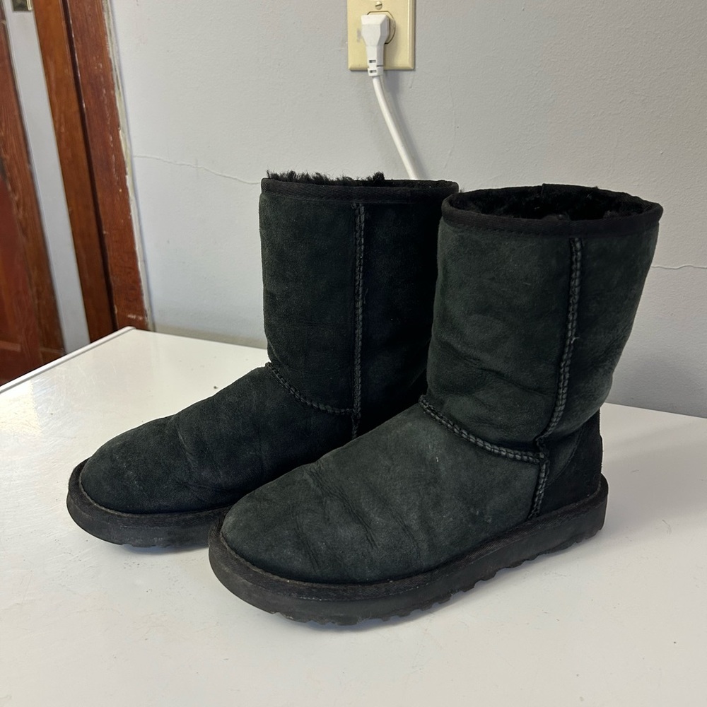 UGG Black Suede Boots